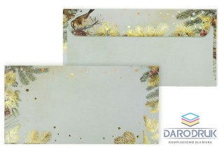 Galeria Papieru Koperta DL złote święta Galeria Papieru (280194) 10 sztuk