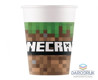 Godan Kubek jednorazowy Minecraft 8szt. papier 200ml Godan (95442)