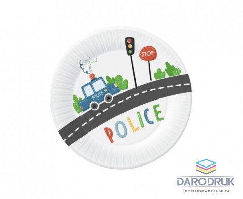 Godan Talerz jednorazowy Police papier śr. 180mm 6 szt Godan (PW-TPO7)