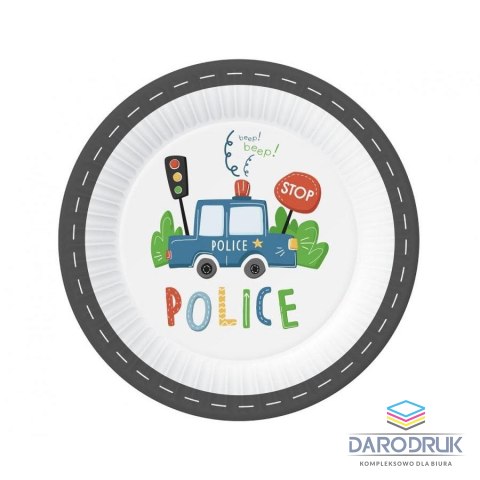 Godan Talerz jednorazowy Police papier śr. 230mm 6 szt Godan (PW-TPO9)