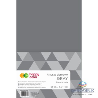 Happy Color Arkusz piankowy kolor: mix 5 ark. Happy Color (HA 7130 2030-80)