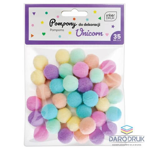 Interdruk Pompony PETS 5902277337207 mix 36 szt Interdruk (35szt)