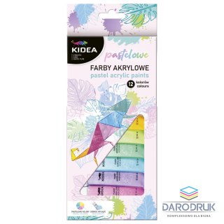 Kidea Farba akrylowa kolor: mix 12ml Kidea (FAAP12KA)
