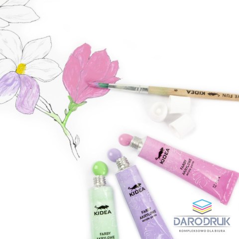 Kidea Farba akrylowa kolor: mix 12ml Kidea (FAAP12KA)