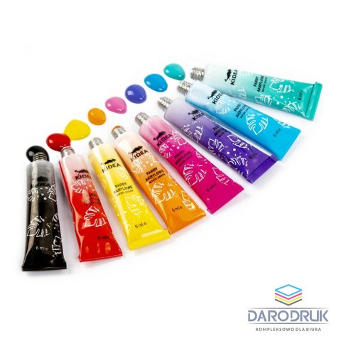 Kidea Farby akwarelowe 6ml 24 kolor. Kidea (FAA24KA)