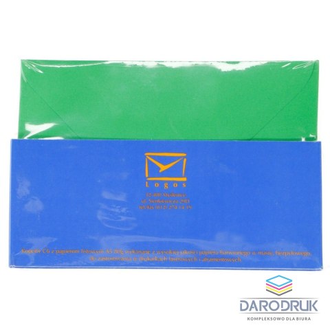 Logos Koperta C6 z papierem mix [mm:] 162x116 Logos 120 sztuk