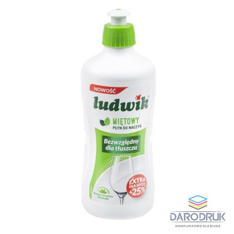 Ludwik Płyn do naczyń mięta 450ml Ludwik