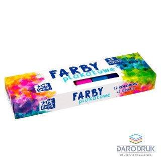 Oxford Farby plakatowe Oxford kolor: mix 20ml 12+2 kolor. (400167100)