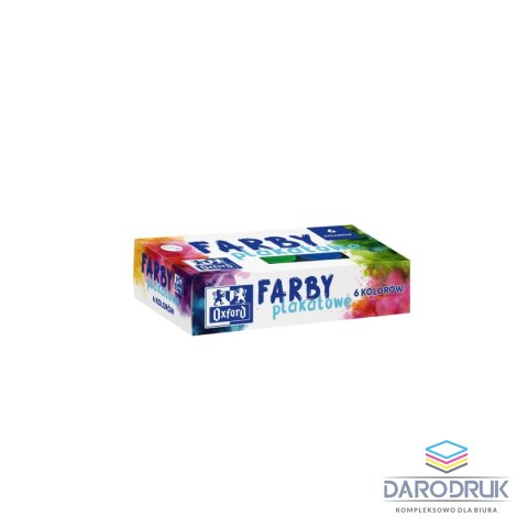 Oxford Farby plakatowe kolor: mix 20ml 6 kolor. Oxford (400167103)