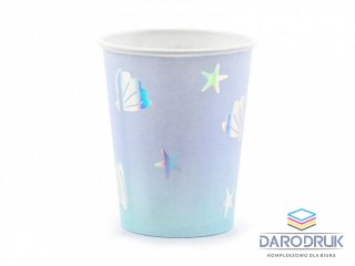 Partydeco Kubek jednorazowy Narwal, mix (1 op. / 6 szt.) papier 220ml Partydeco (KPP55-EU1)