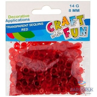 Starpak Cekiny Craft with Fun czerwone 14g Starpak (439331)