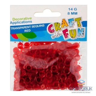 Starpak Cekiny Craft with Fun czerwone 14g Starpak (439331)