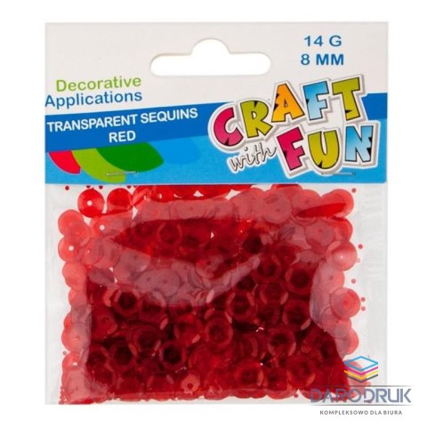 Starpak Cekiny Craft with Fun czerwone 14g Starpak (439331)