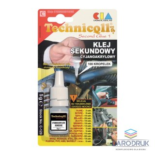 Technicqll Klej w tubie sekundowy 5g Technicqll (C-129)