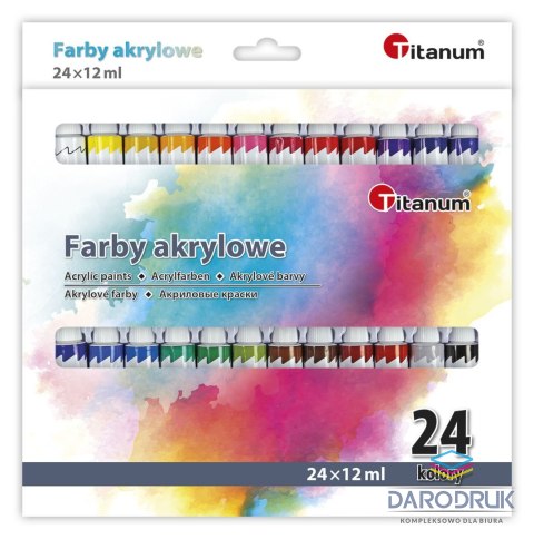 Titanum Farba akrylowa kolor: mix 12ml Titanum (04230373)