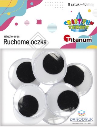 Titanum Oczka Craft-Fun Series 40 mm 8 szt Titanum (5032)