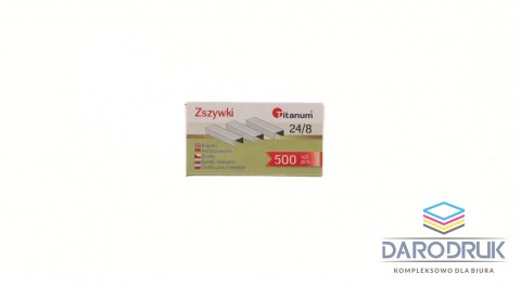 Titanum Zszywki 24/8 24/8 500szt 500 szt Titanum