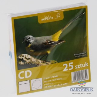 WZ Eurocopert Koperta sk biała [mm:] 125x125 WZ Eurocopert 25 sztuk