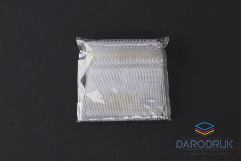 (nd) Łyżeczka wielokrotnego użytku transparętna wielkokrotnego uzytku plastikowa 50 szt (nd)