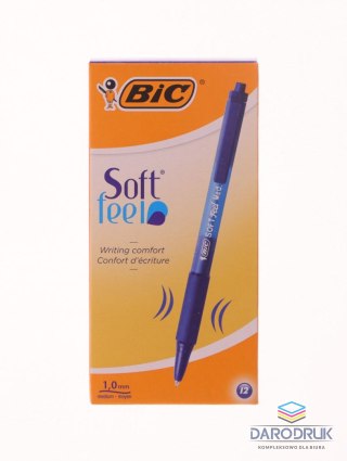 Bic Długopis SOFT FEEL CLIC niebieski wkład niebieski 1mm Bic (837398)