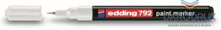 Edding Marker specjalistyczny wkład biały 0,8mm igłowa końcówka Edding