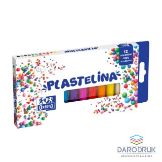 Oxford Plastelina 12 kol. mix Oxford (400167086)