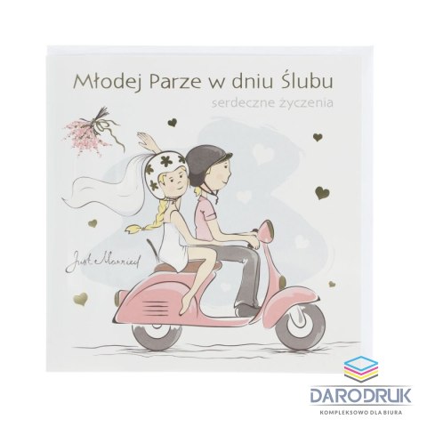 Pol-mak Kartka składana kw Ślub Pol-mak (KW)
