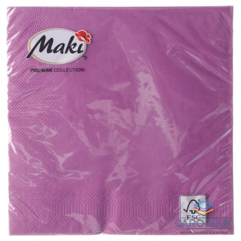 Pol-mak Serwetki fioletowy papier [mm:] 330x330 Pol-mak (11)