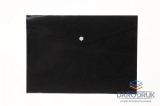 Tetis Teczka plastikowa na zatrzask koperta pp na zatrzask 5903242103735 A4 czarny Tetis (BT611-V czarna)