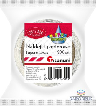 Titanum Naklejka (nalepka) Craft-Fun Series Bałwanki Naklejki na rolce Titanum (25YQ-003)