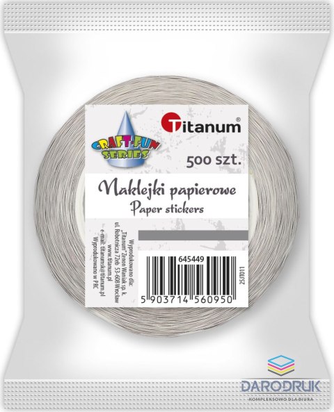 Titanum Naklejka (nalepka) Craft-Fun Series Smile Naklejki na rolce Titanum (25JT011)