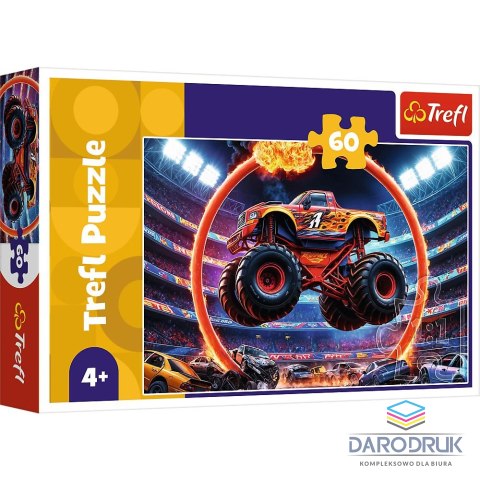 Trefl Puzzle Monster truck 60 el. Trefl (17404)