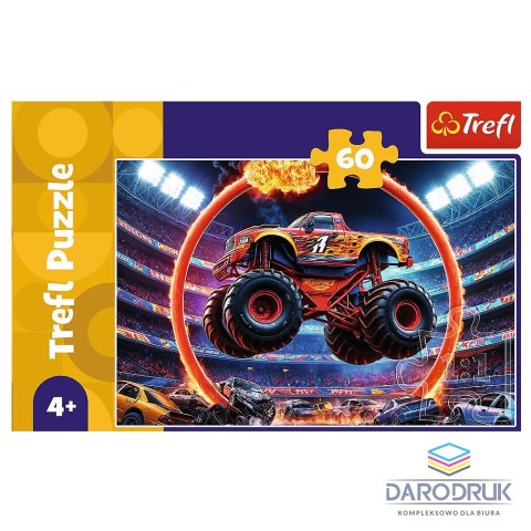 Trefl Puzzle Monster truck 60 el. Trefl (17404)
