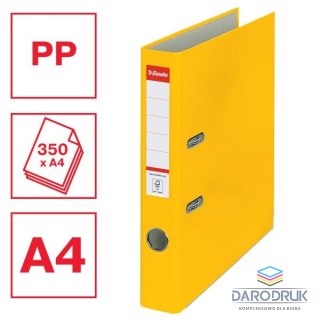 Esselte Segregator dźwigniowy Ekonomiczny A4 50mm żółty Esselte (81191)