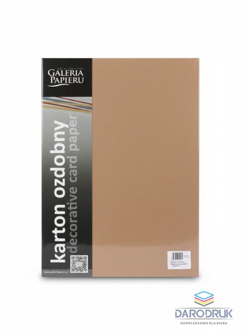 Galeria Papieru Papier ozdobny (wizytówkowy) A4 wood pudrowy róż różowy 220g Galeria Papieru (205614)