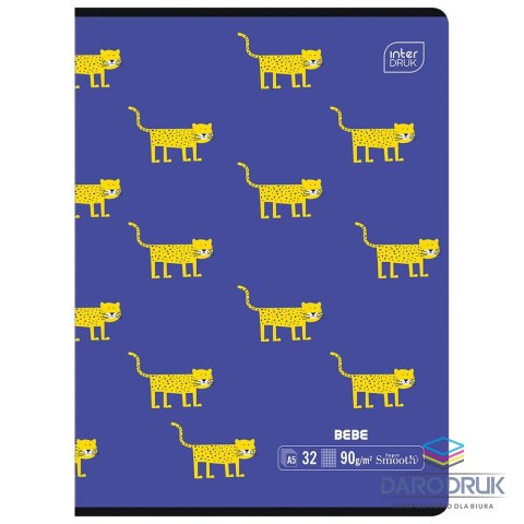 Interdruk Zeszyt A5 BEBE KIDS 32k. 90g krata Interdruk