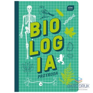 Interdruk Zeszyt tematyczny A5 BIOLOGIA 60k. 70g krata Interdruk (ZE60BIO)