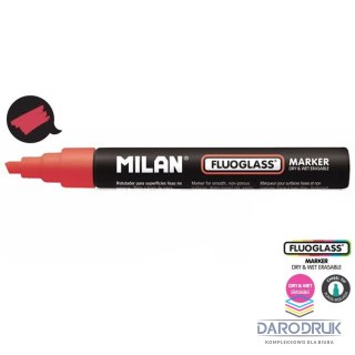 Milan Marker specjalistyczny do szyb fluo wkład czerwony 2,0-4,0mm Milan (591293012)