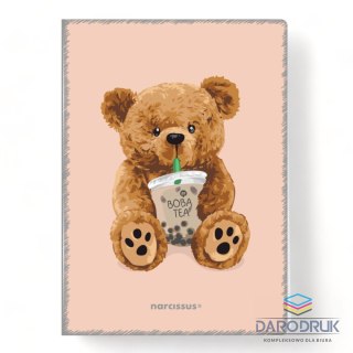 Narcissus Zeszyt A4 Teddies 60k. 80g krata Narcissus