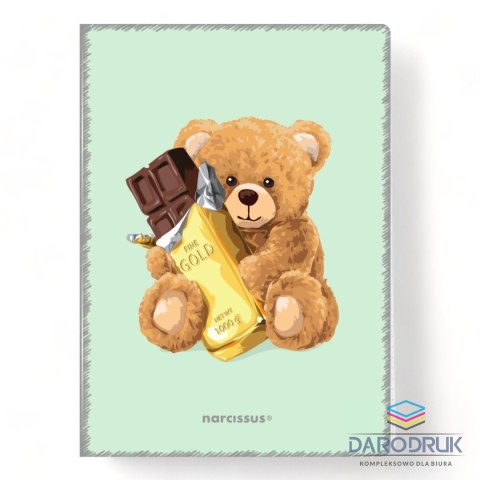 Narcissus Zeszyt A4 Teddies 60k. 80g krata Narcissus