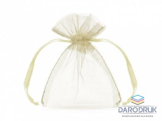Partydeco Organza Woreczki z organzy, kremowy, 10cm Partydeco (WRG5-079-10)