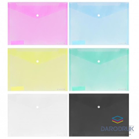 Starpak Teczka plastikowa na zatrzask Office A5 mix Starpak (449980)