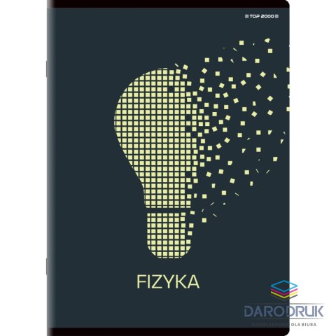 Top 2000 Brulion A5 tematyczny fizyka 80k. 70g krata Top 2000 (400132313)