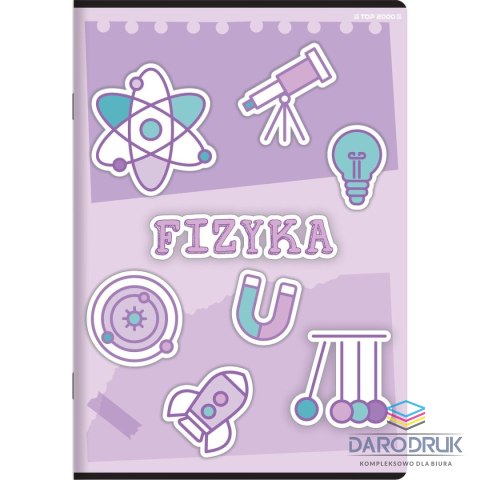 Top 2000 Zeszyt A5 fizyka mix 60k. 70g krata Top 2000 (400168954)