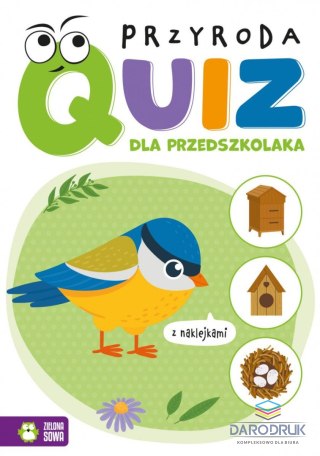 Zielona Sowa Książeczka edukacyjna Quiz dla przedszkolaka. Podróże Zielona Sowa