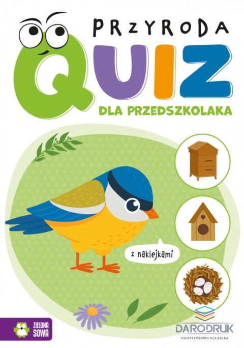 Zielona Sowa Książeczka edukacyjna Quiz dla przedszkolaka. Podróże Zielona Sowa