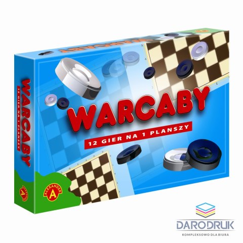 Alexander Gra planszowa Warcaby 12 wersji Alexander