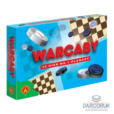 Alexander Gra planszowa Warcaby 12 wersji Alexander