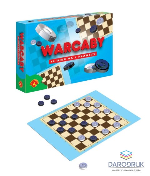 Alexander Gra planszowa Warcaby 12 wersji Alexander
