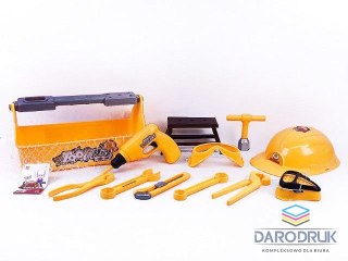 Bigtoys Narzędzia w skrzynce z kaskiem Bigtoys (BN3585)